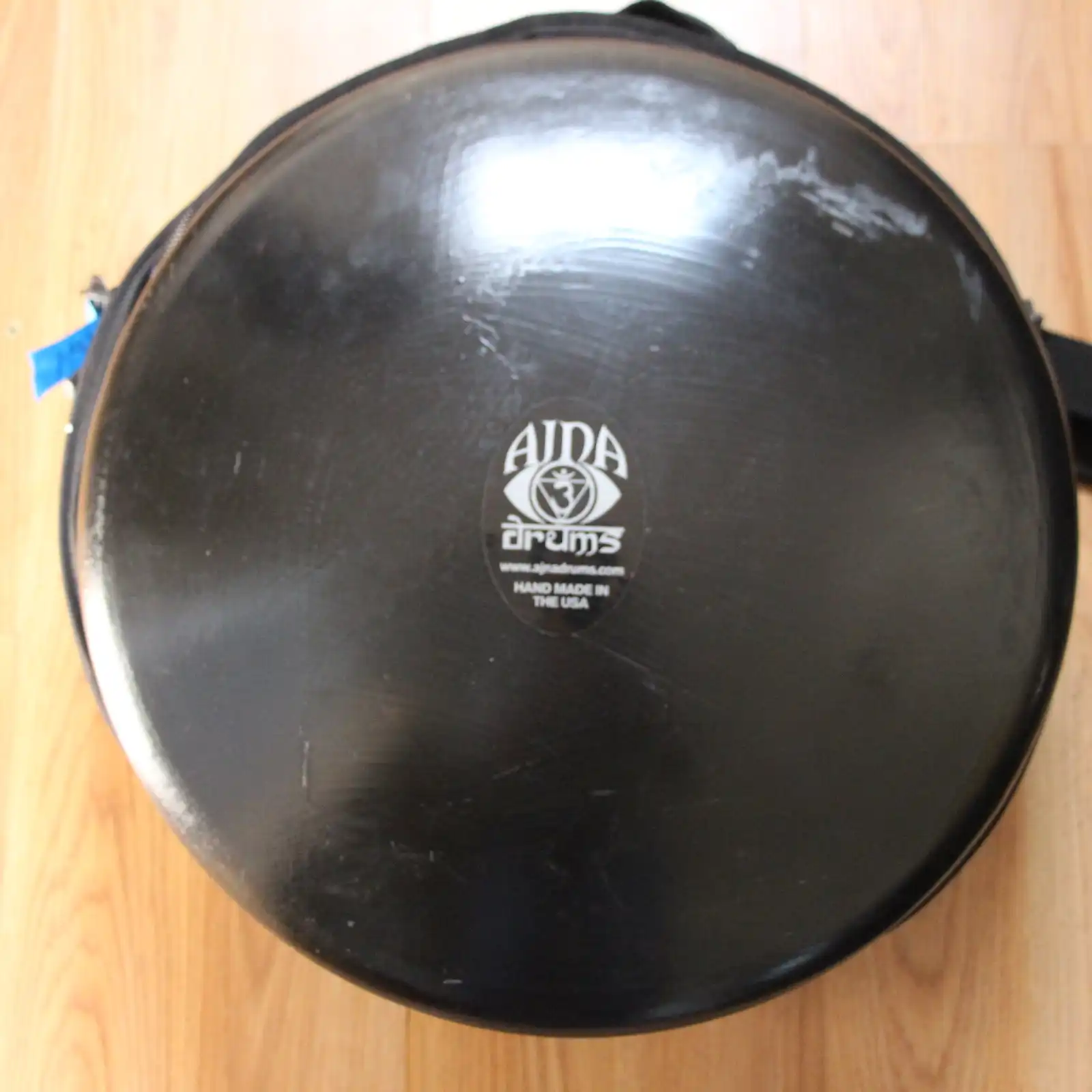 Thumbnail: Ajna 12 Tone Tongue Drum - Black Viking Runes - C Dorian w/ B