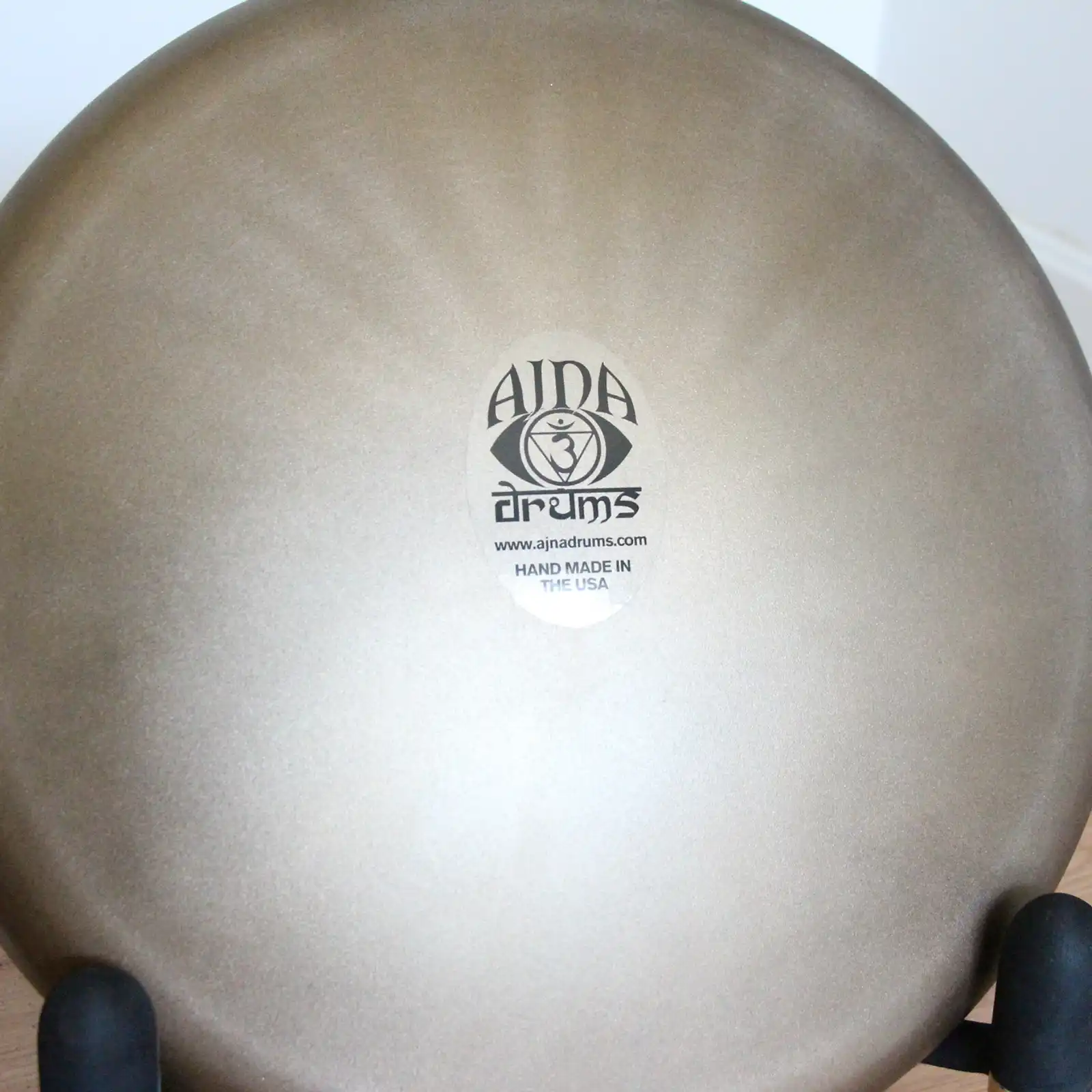 Thumbnail: 16" 11 Tone Ajna Drum Gold Stainless Steel E Phryg