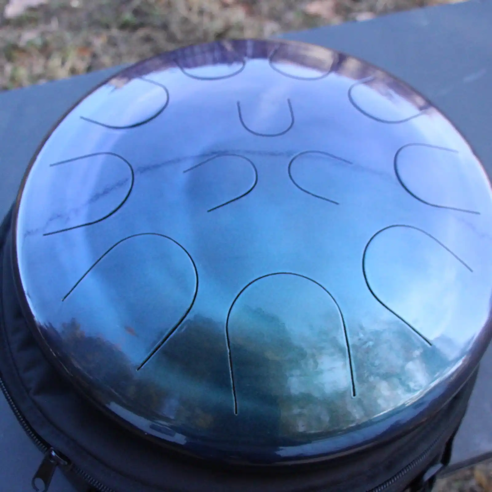 Thumbnail: Ajna 16" 12 Tone Steel Tongue Drum Galaxy F Lydian