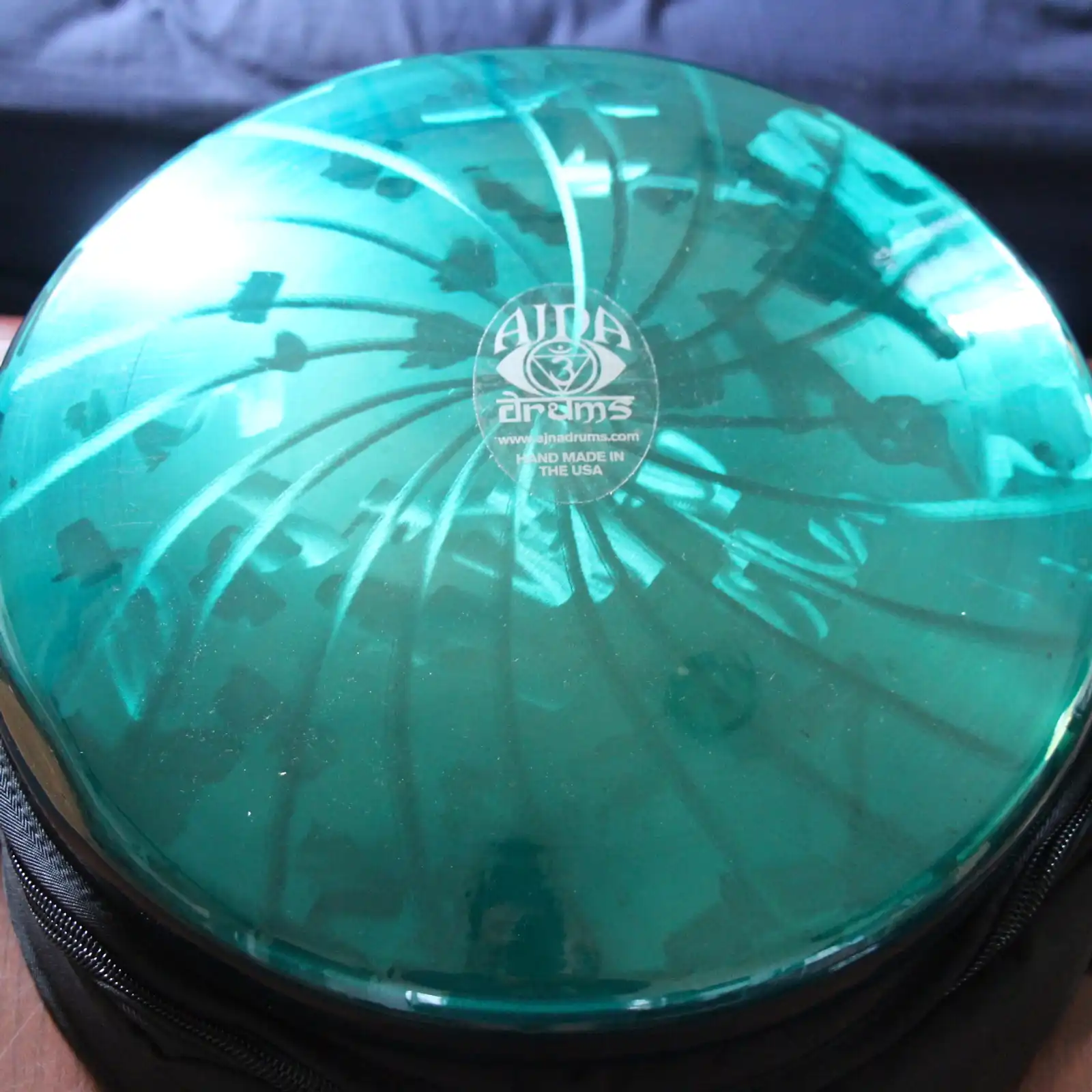 Thumbnail: Ajna 16" 12 Tone Steel Tongue Drum Candy Teal F Lydian