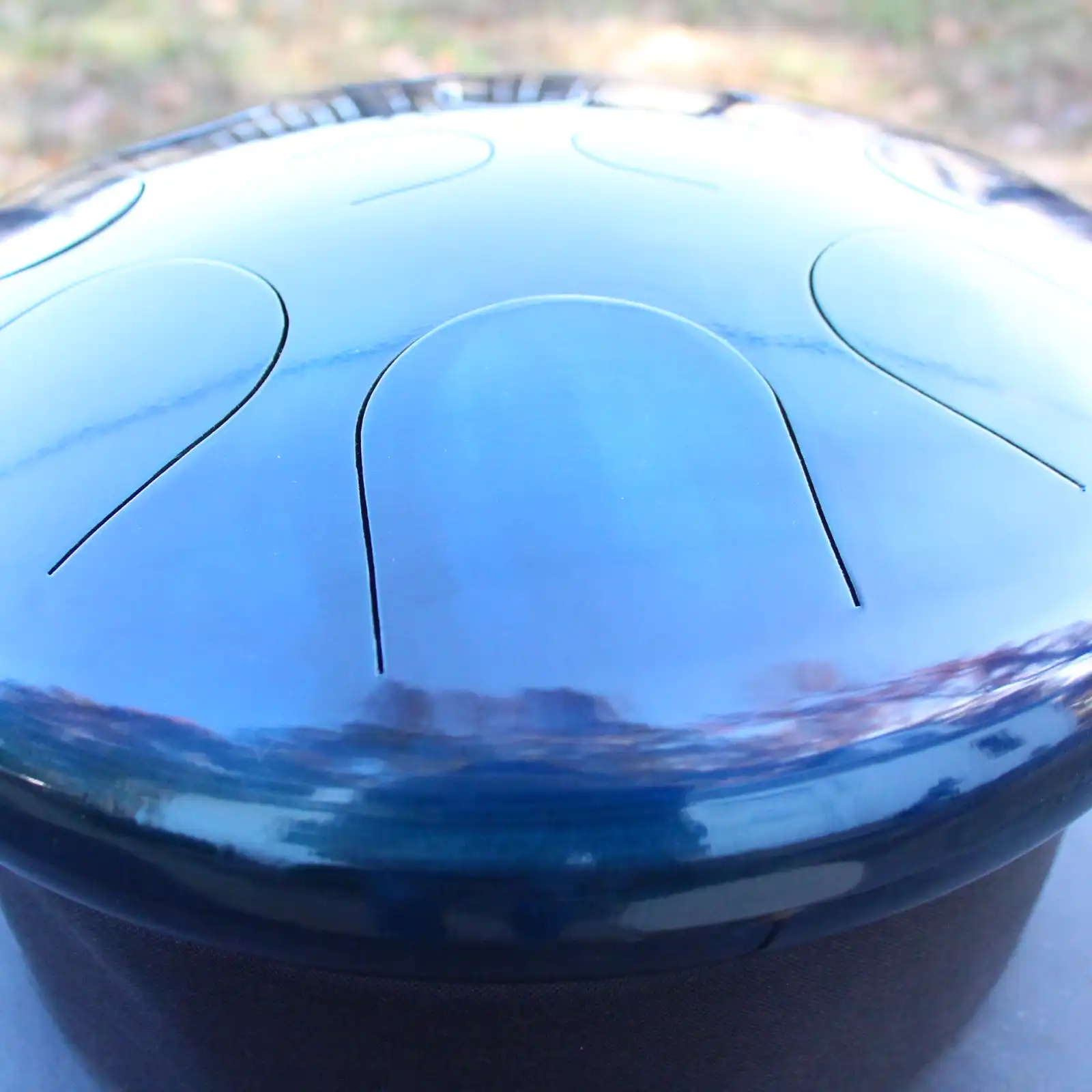 Thumbnail: Ajna 16" 12 Tone Steel Tongue Drum Candy Blue F Lydian