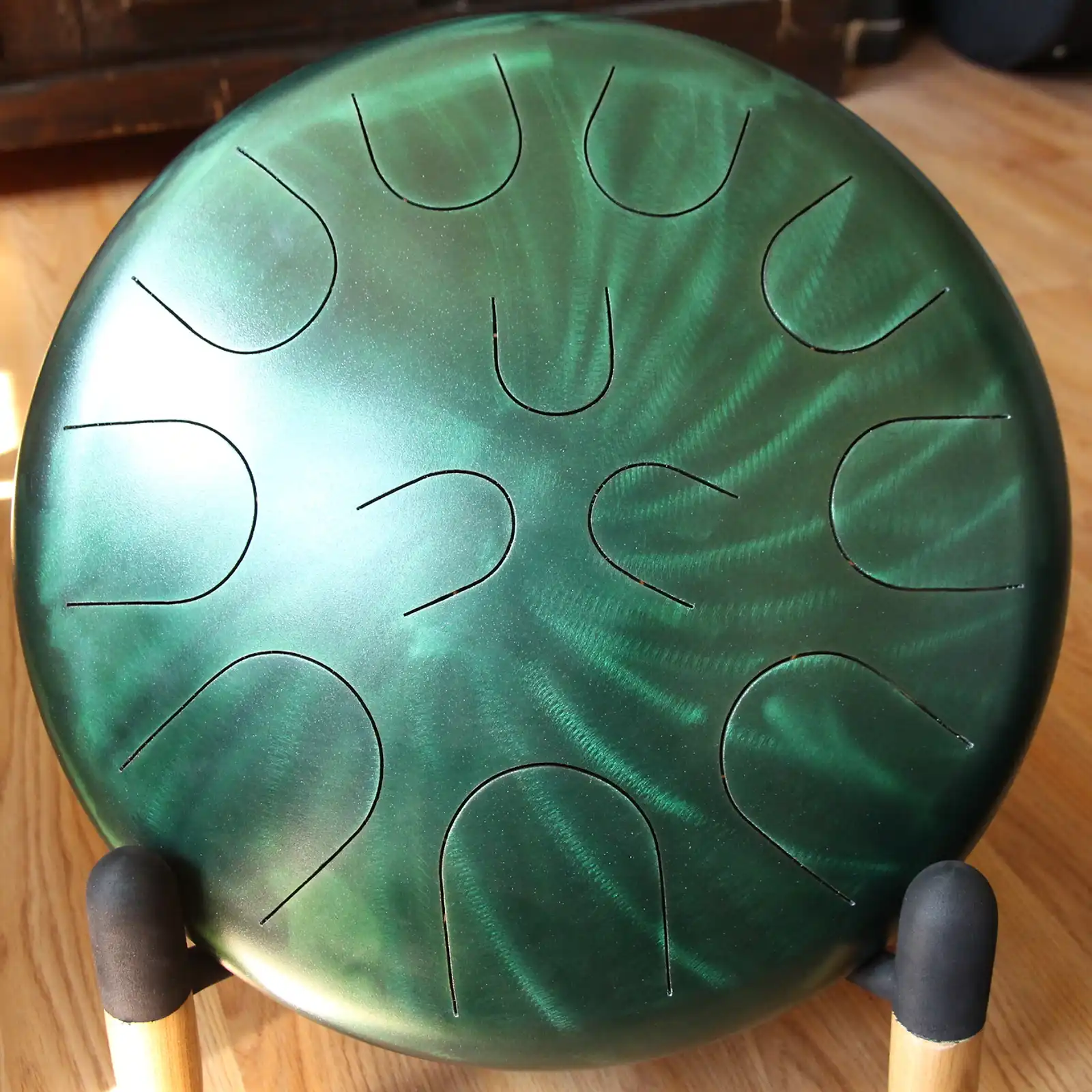 Thumbnail: 16" 23 Tone Ajna Tongue Drum Champ/Green Major/Phr