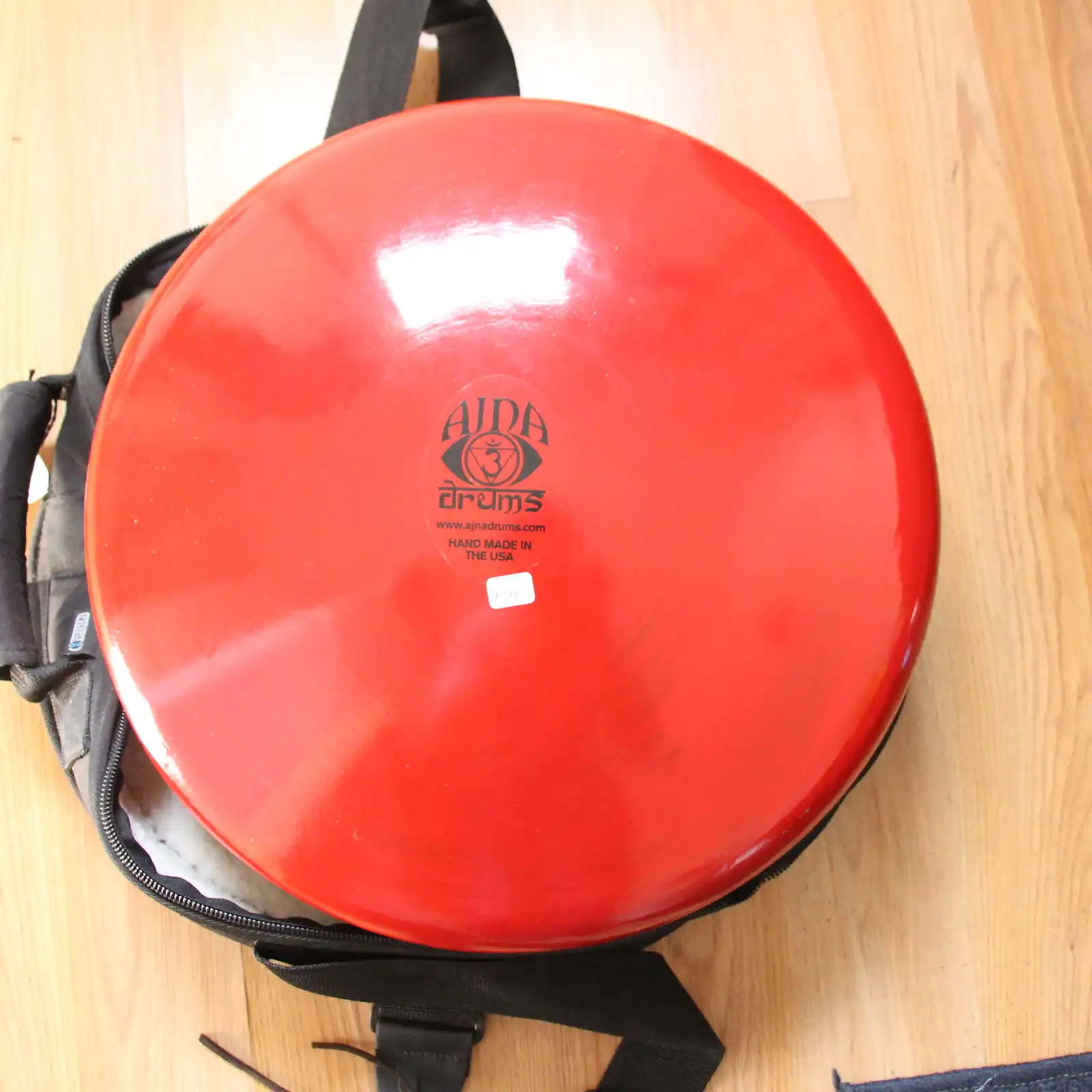 Thumbnail: Ajna 12 Tone Tongue Drum - Red Viking Runes - E Harmonic Minor
