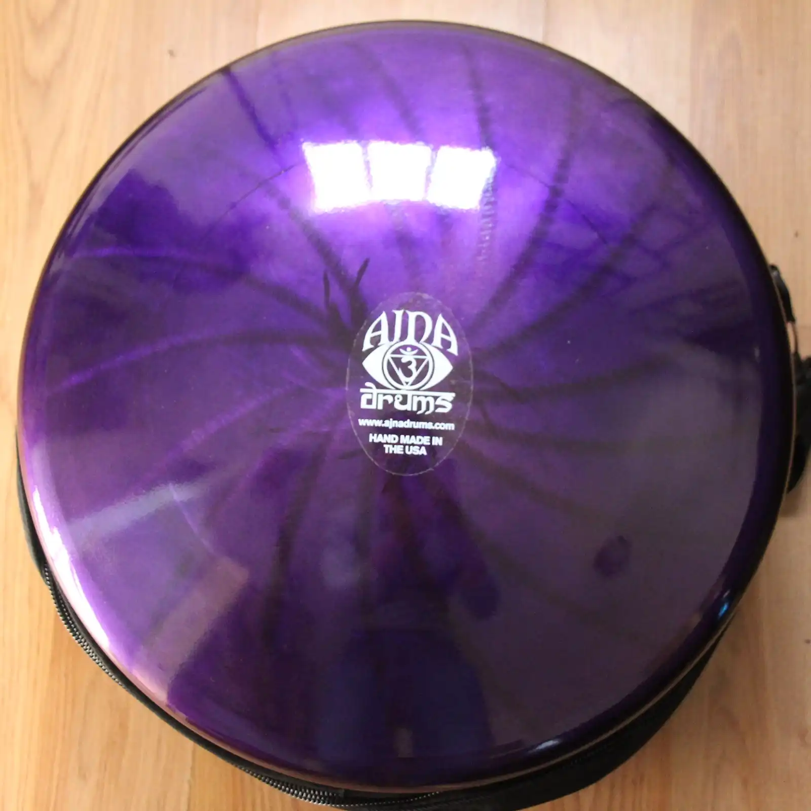Thumbnail: Ajna 16" 12 Tone Steel Tongue Drum Amethyst Gold Burst F Lydian