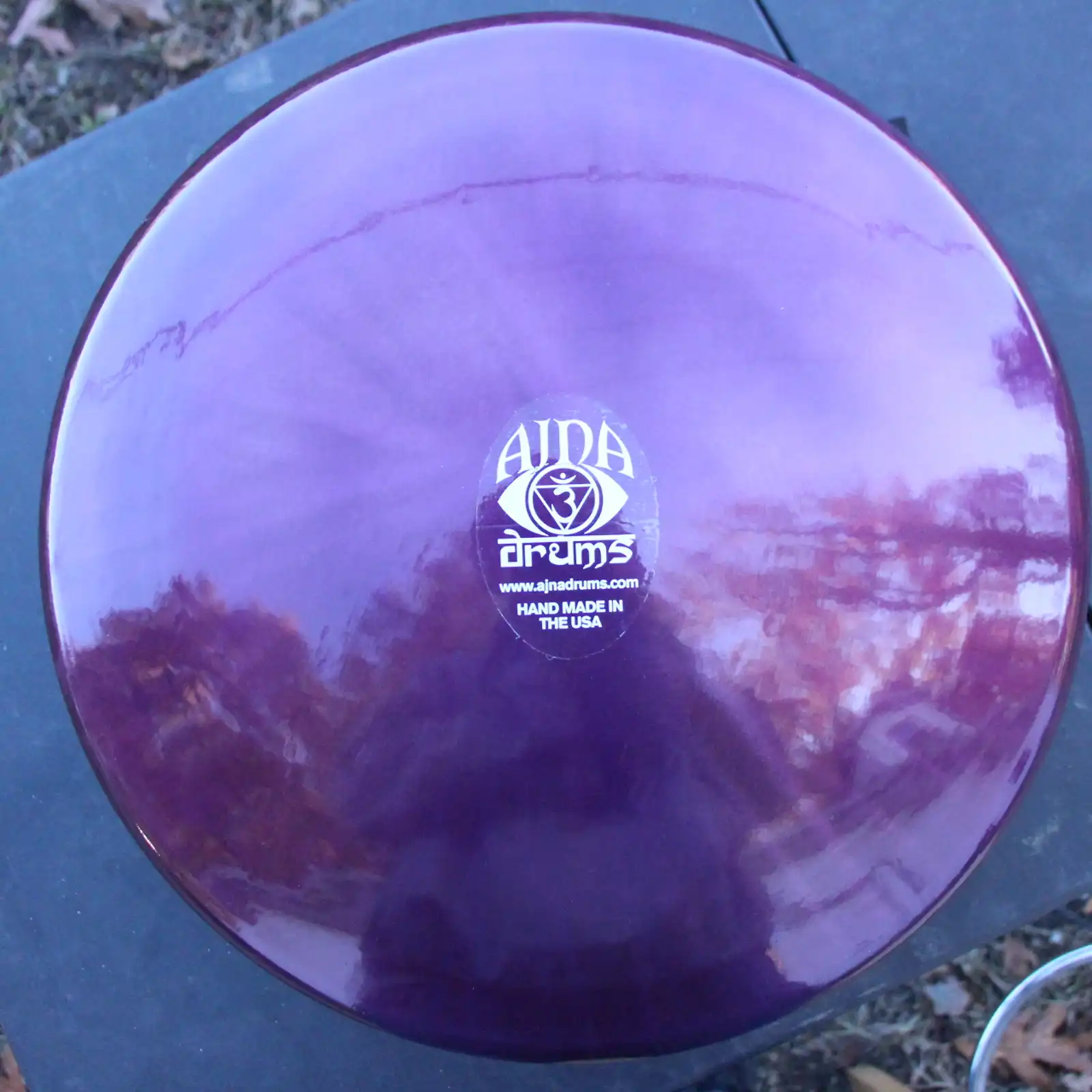 Thumbnail: Ajna 16" 12 Tone Steel Tongue Drum Candy Purple F Lydian