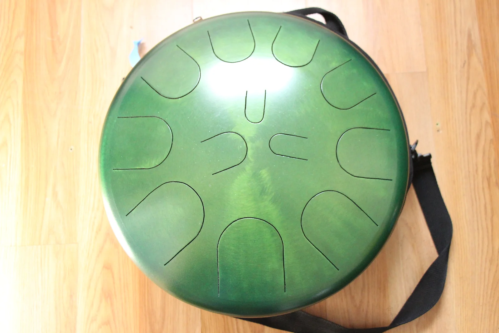 16" 23 Tone Ajna Steel Drum Double Sided Jade/Candy Lime Major/Dorian