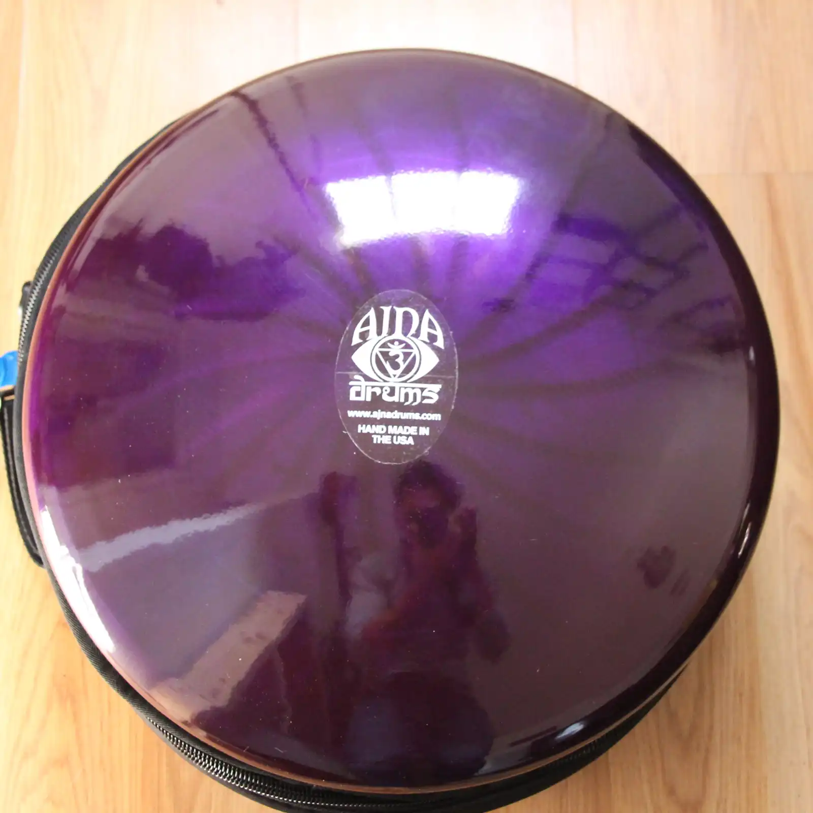 Thumbnail: Ajna 16" 12 Tone Steel Tongue Drum Amethyst Gold Burst C Major