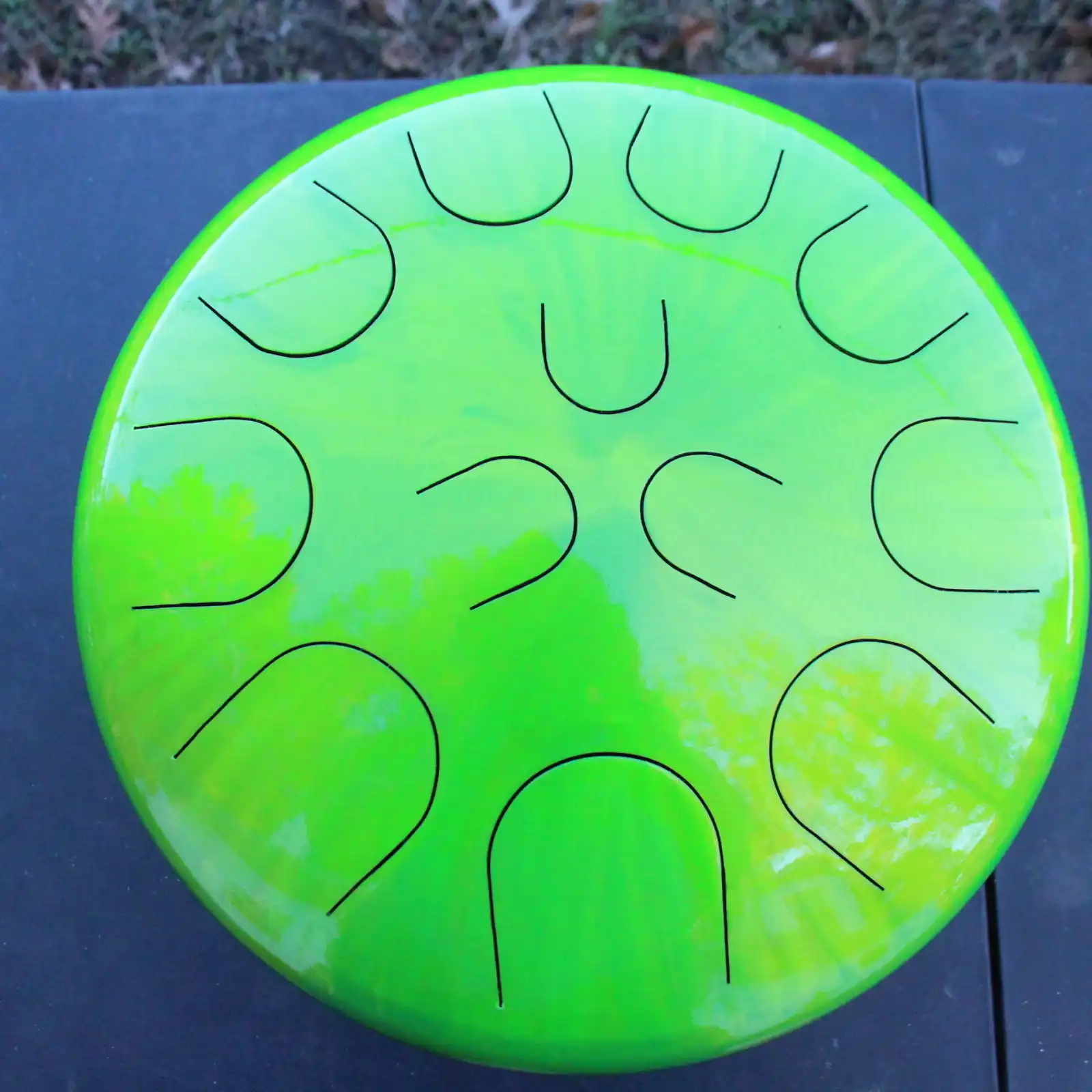 Thumbnail: Ajna 16" 12 Tone Steel Tongue Drum Candy Lemon E Hijaz