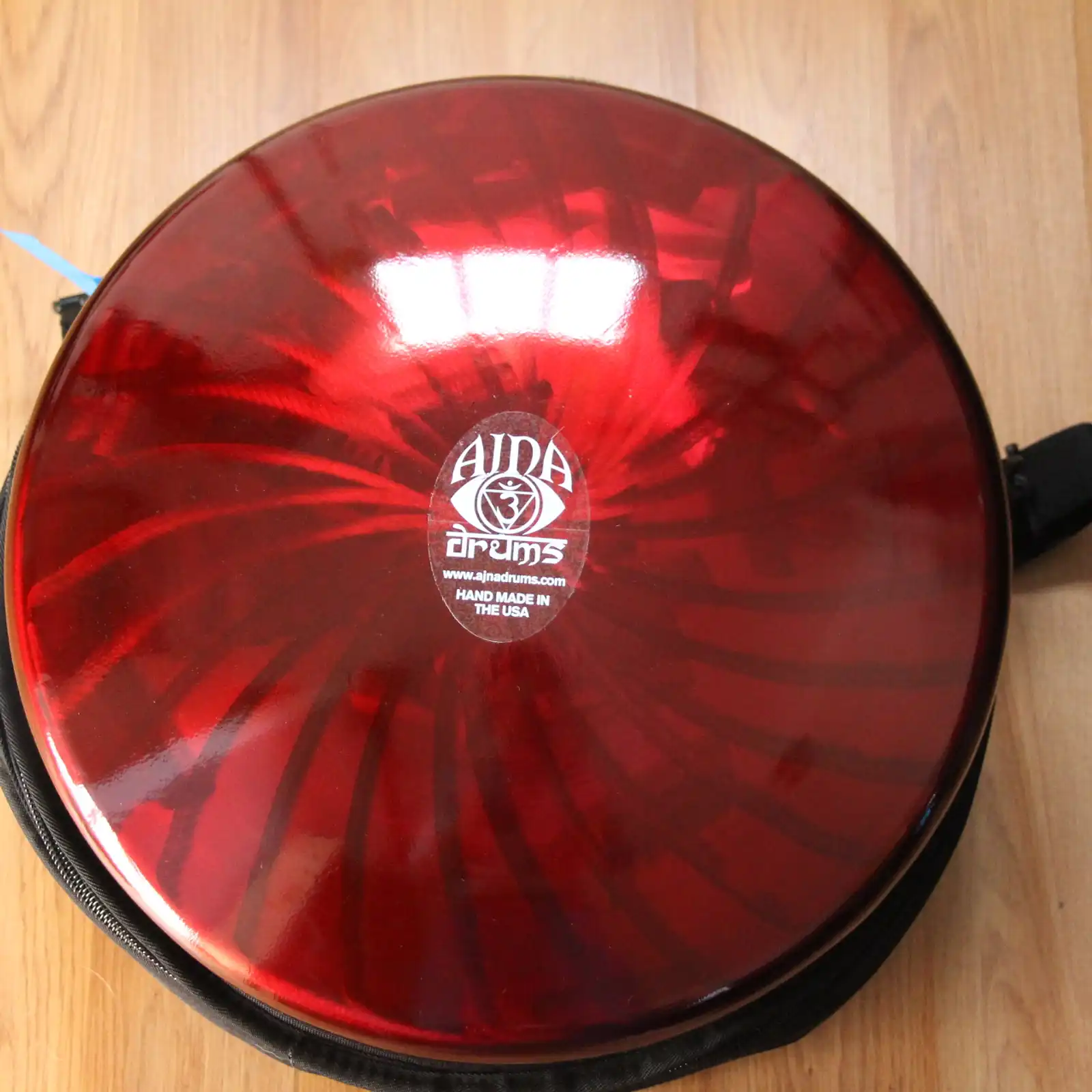 Thumbnail: Ajna 16" 12 Tone Steel Tongue Drum Ruby Gold Burst F Lydian