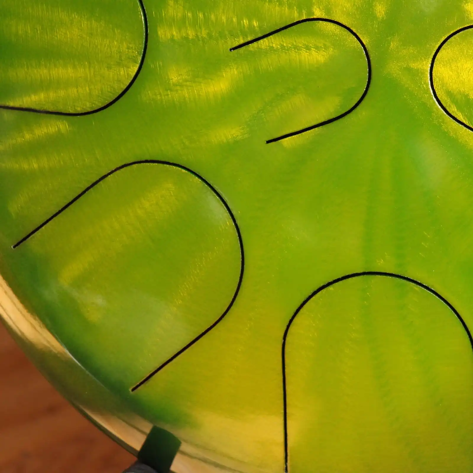 Thumbnail: 16" 12 Tone Ajna Tongue Drum Lemon/Lime E Phrygian