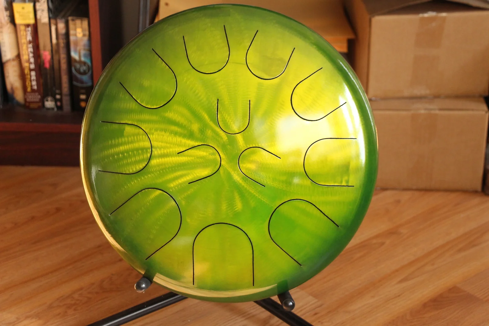 16" 12 Tone Ajna Tongue Drum Lemon/Lime E Phrygian