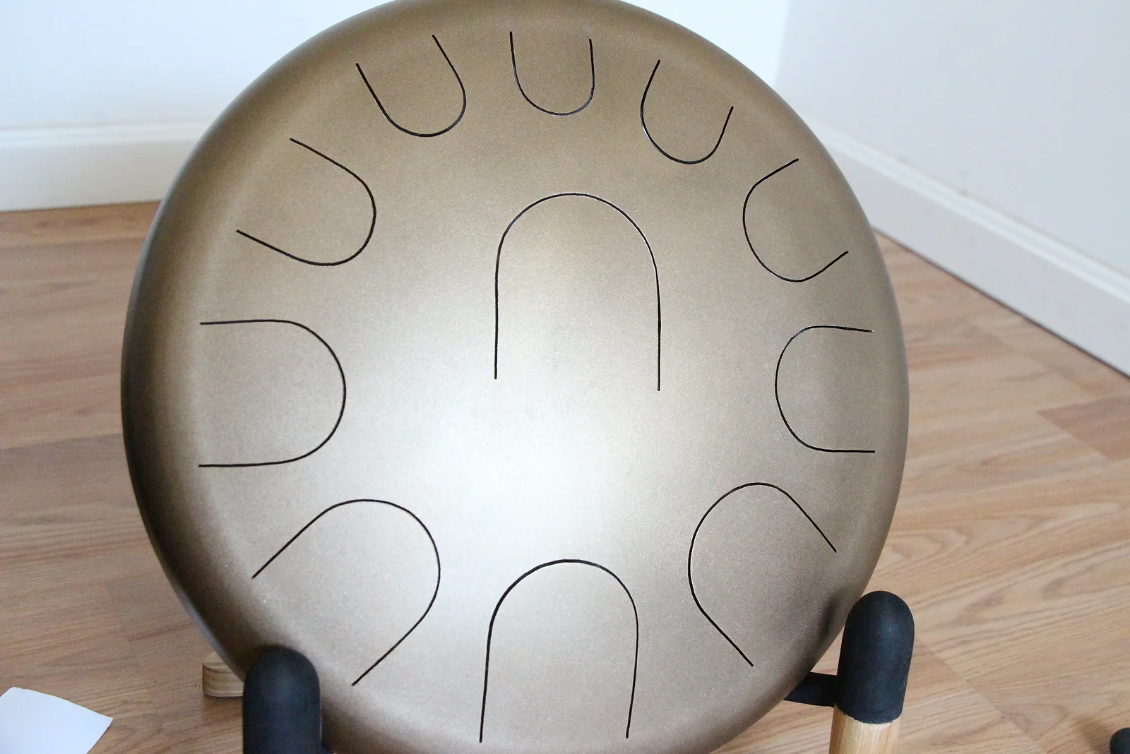 16" 11 Tone Ajna Drum Gold Stainless Steel E Phryg