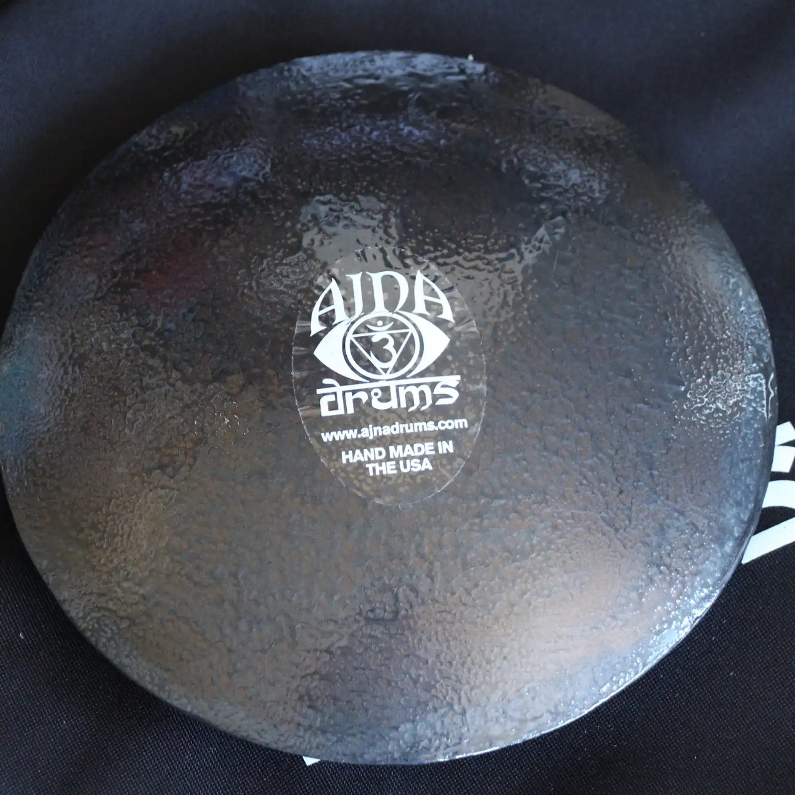 Thumbnail: 10" 7 Tone Ajna Tongue Drum Hammered Gunmet Pentat