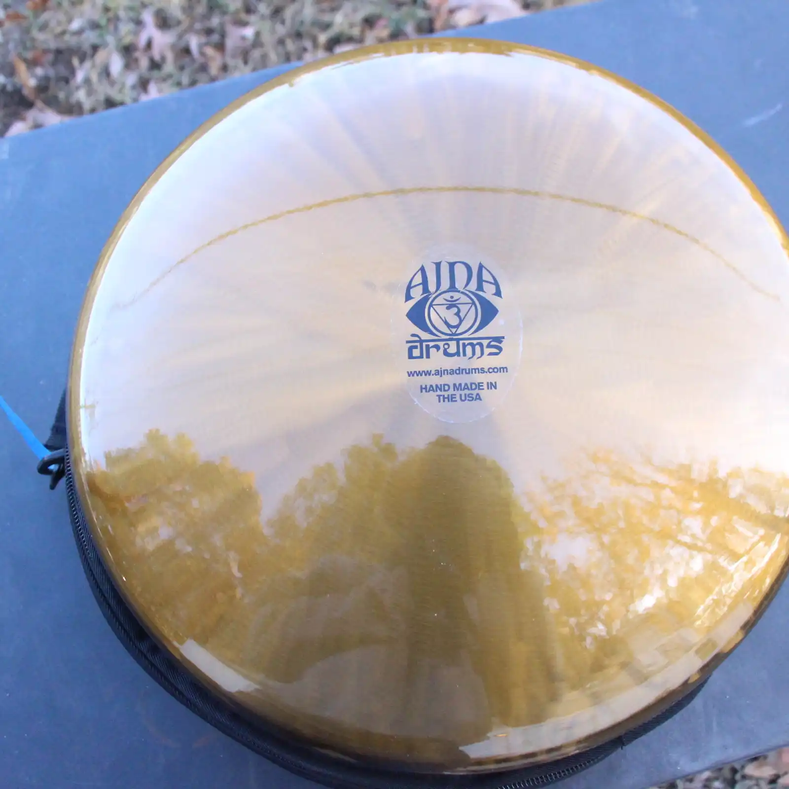 Thumbnail: Ajna 16" 12 Tone Steel Tongue Drum Candy Gold F Lydian