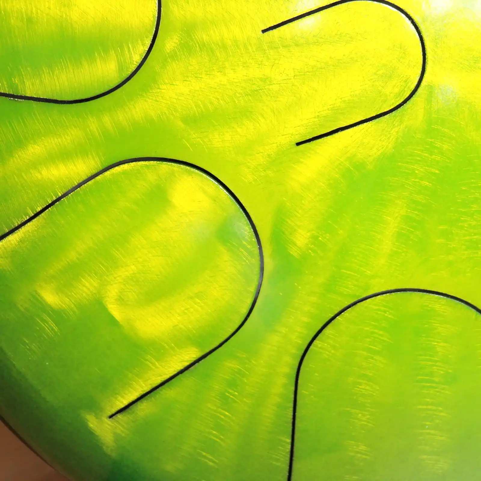 Thumbnail: 16" 12 Tone Ajna Tongue Drum Lemon/Lime E Phrygian