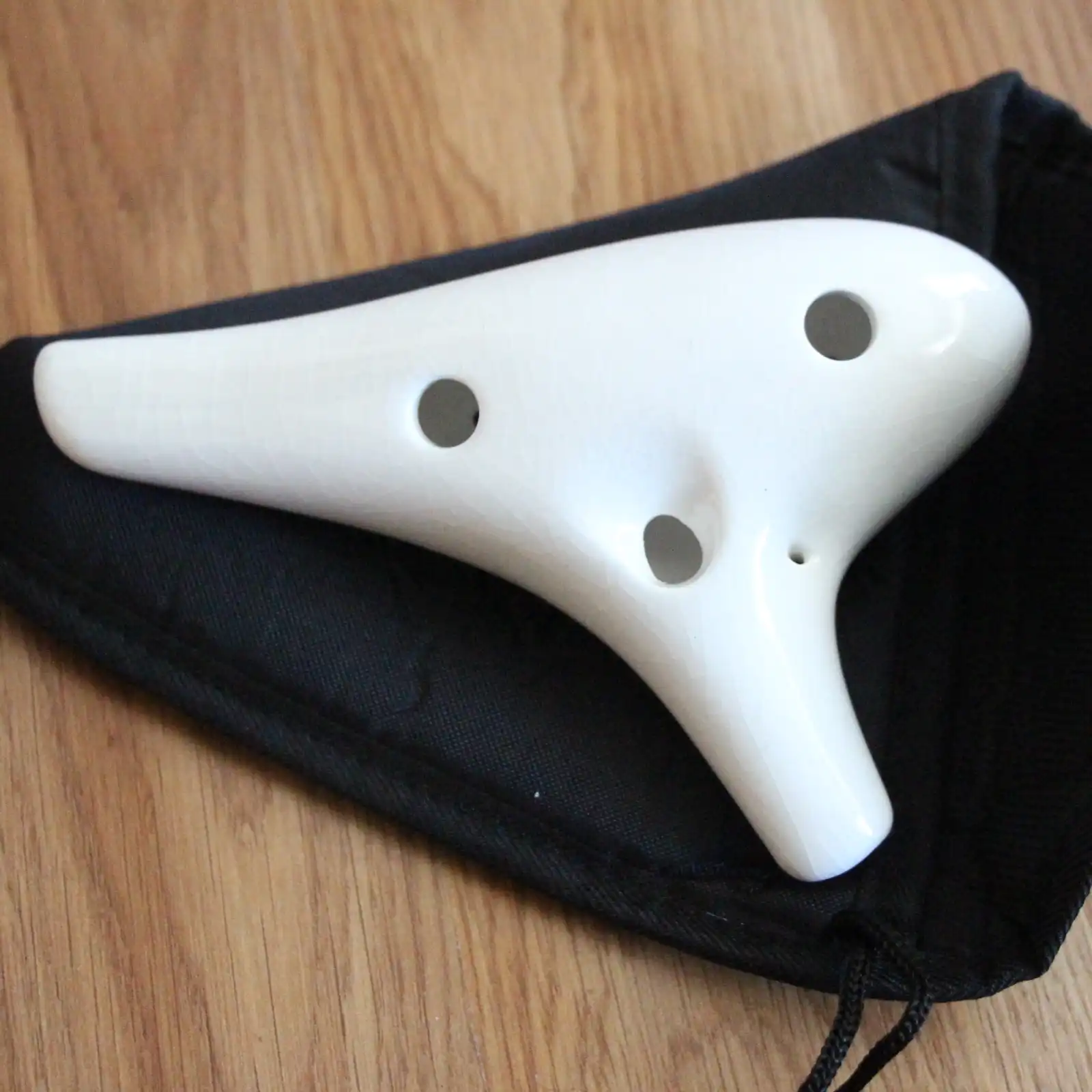 Thumbnail: 12 Hole Ceramic Ocarina, hand painted