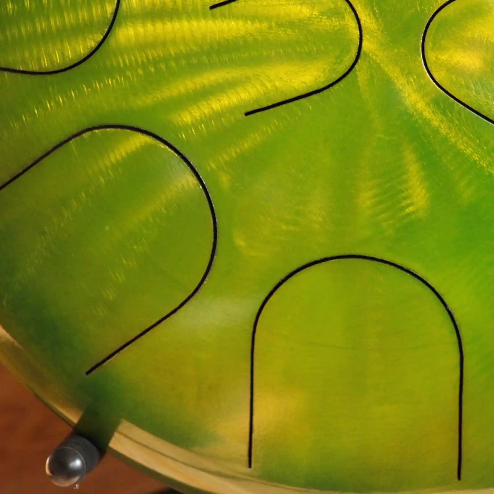 Thumbnail: 16" 12 Tone Ajna Tongue Drum Lemon/Lime E Phrygian