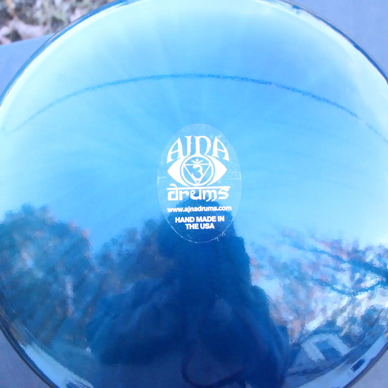 Thumbnail: Ajna 16" 12 Tone Steel Tongue Drum Candy Blue F Lydian