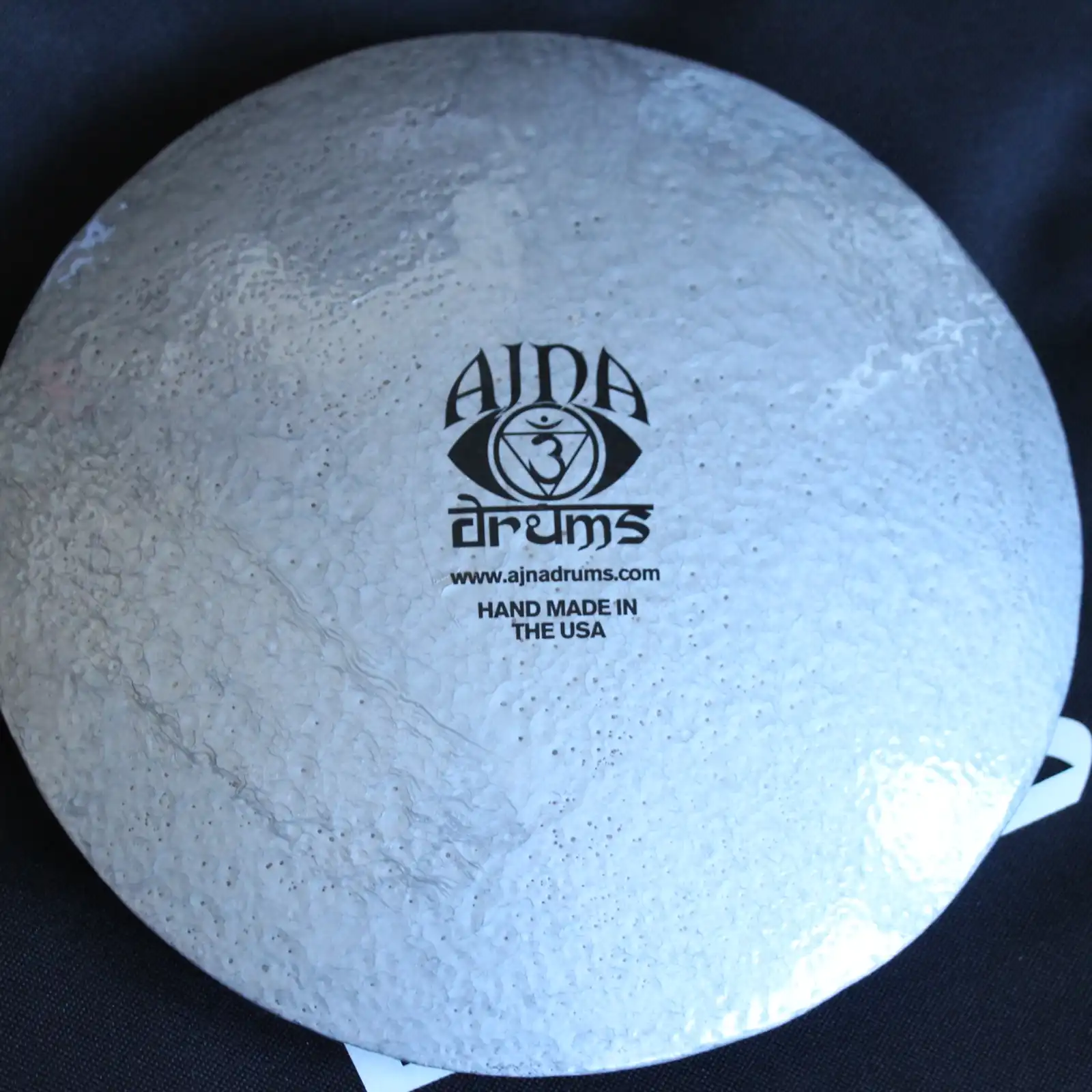 Thumbnail: 10" 7 Tone Ajna Tongue Drum Hammered Silver Pentat