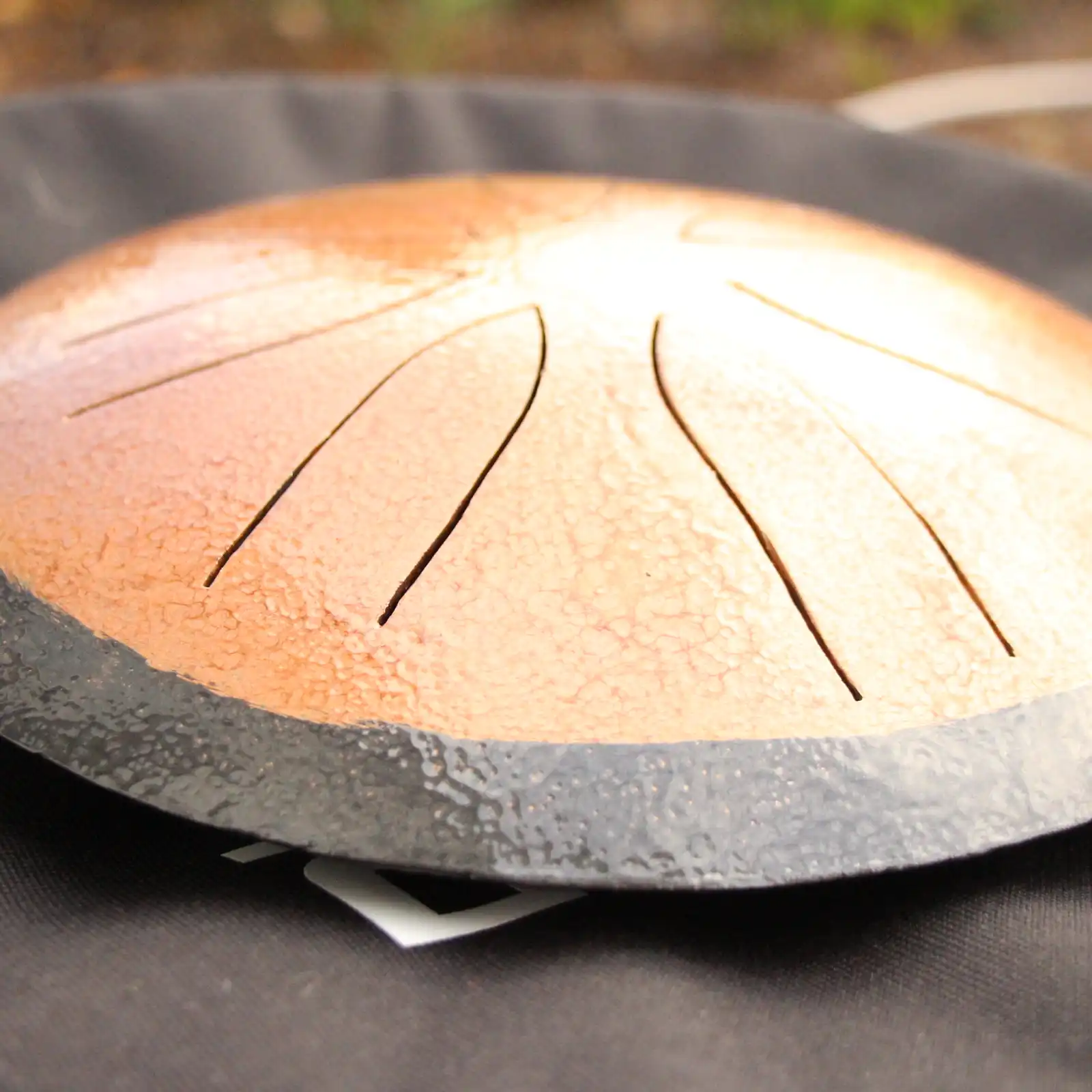 Thumbnail: 10" 7 Tone Ajna Tongue Drum Copper/Bl - Pentatonic