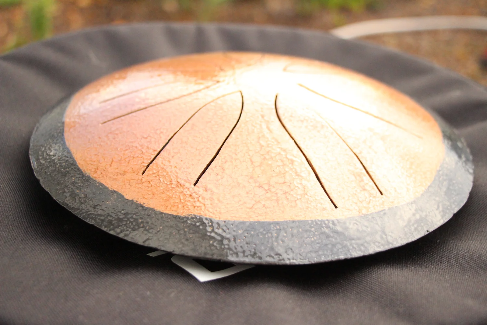 10" 7 Tone Ajna Tongue Drum Copper/Bl - Pentatonic